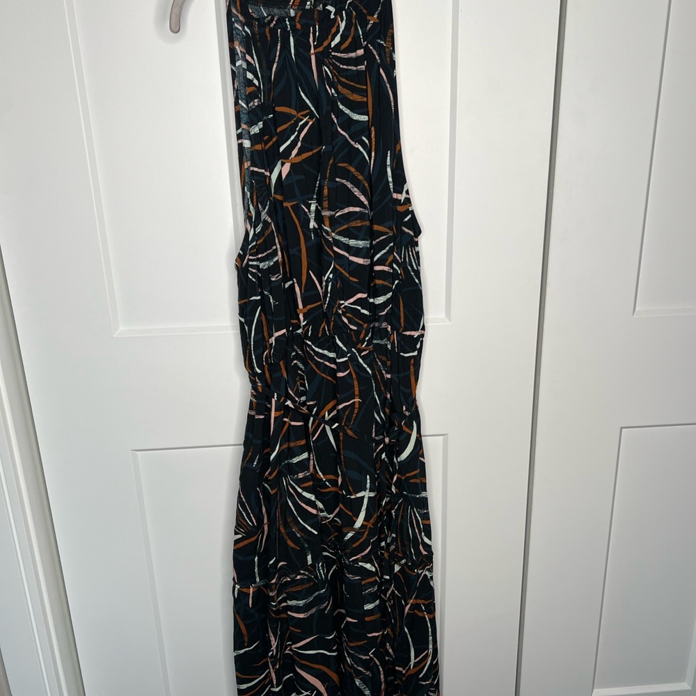 Ava & Viv Abstract Halter Maxi Dress Women’s Plus Size 2X